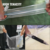 Greenhouse Film 16 x 25 ft, Greenhouse Polyethylene Film 6 Mil Thickness, Greenhouse Plastic Clear Plastic Film UV Resistant, Polyethylene Film Keep Warming, Superior Strength Toughness